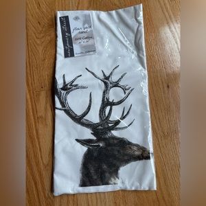 NWT flour sack deer print towel